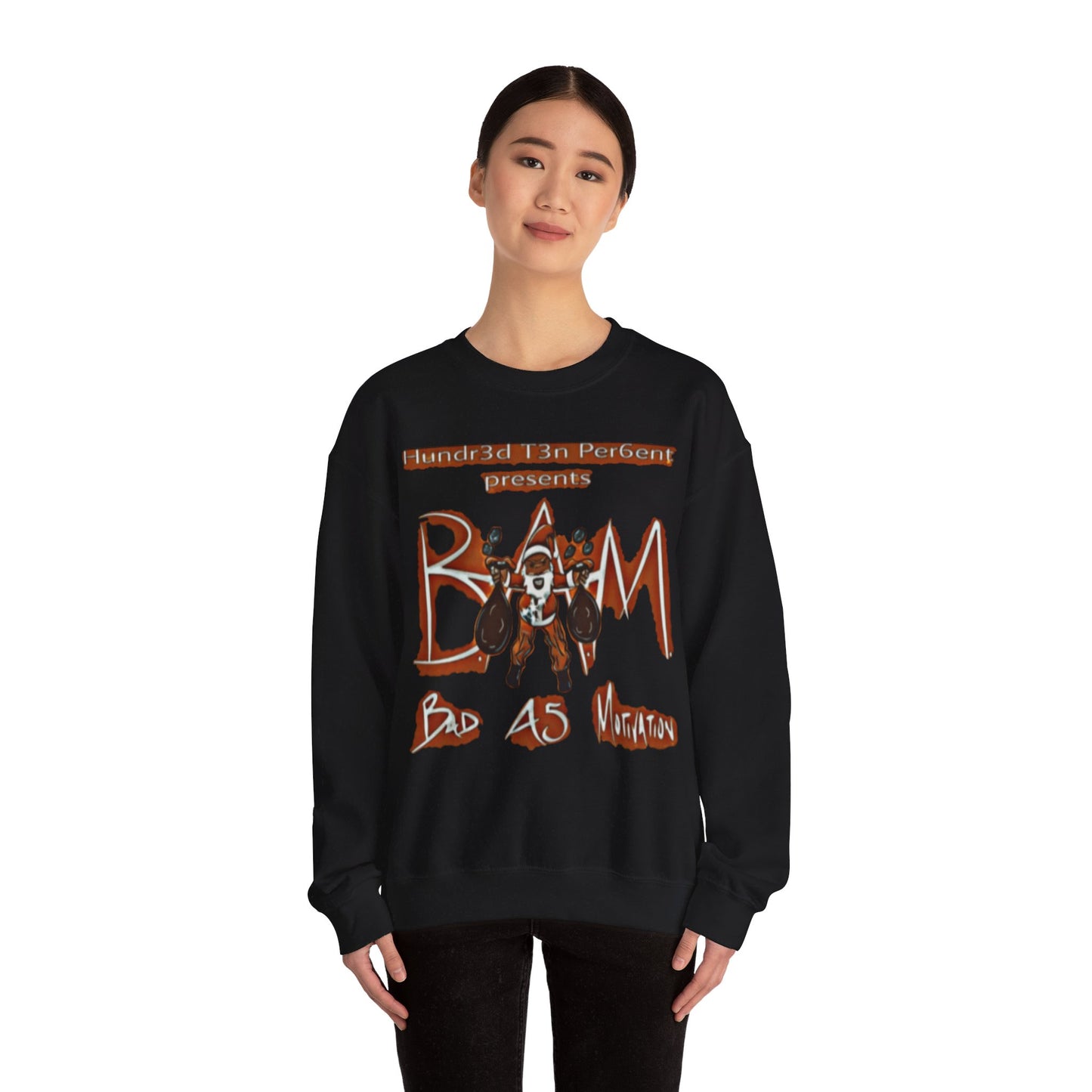 110%B.A.M. Unisex Crewneck Sweatshirt