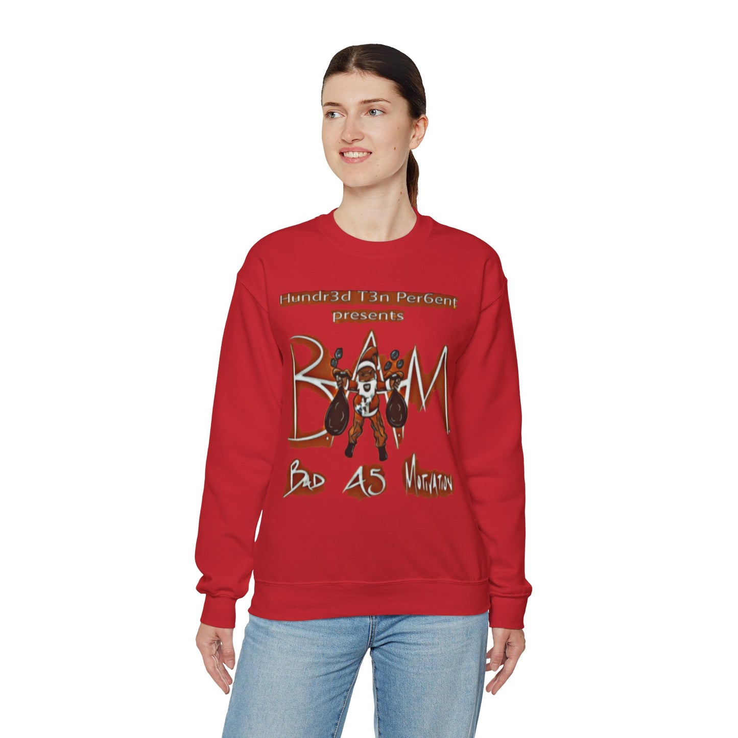 110%B.A.M. Unisex Crewneck Sweatshirt