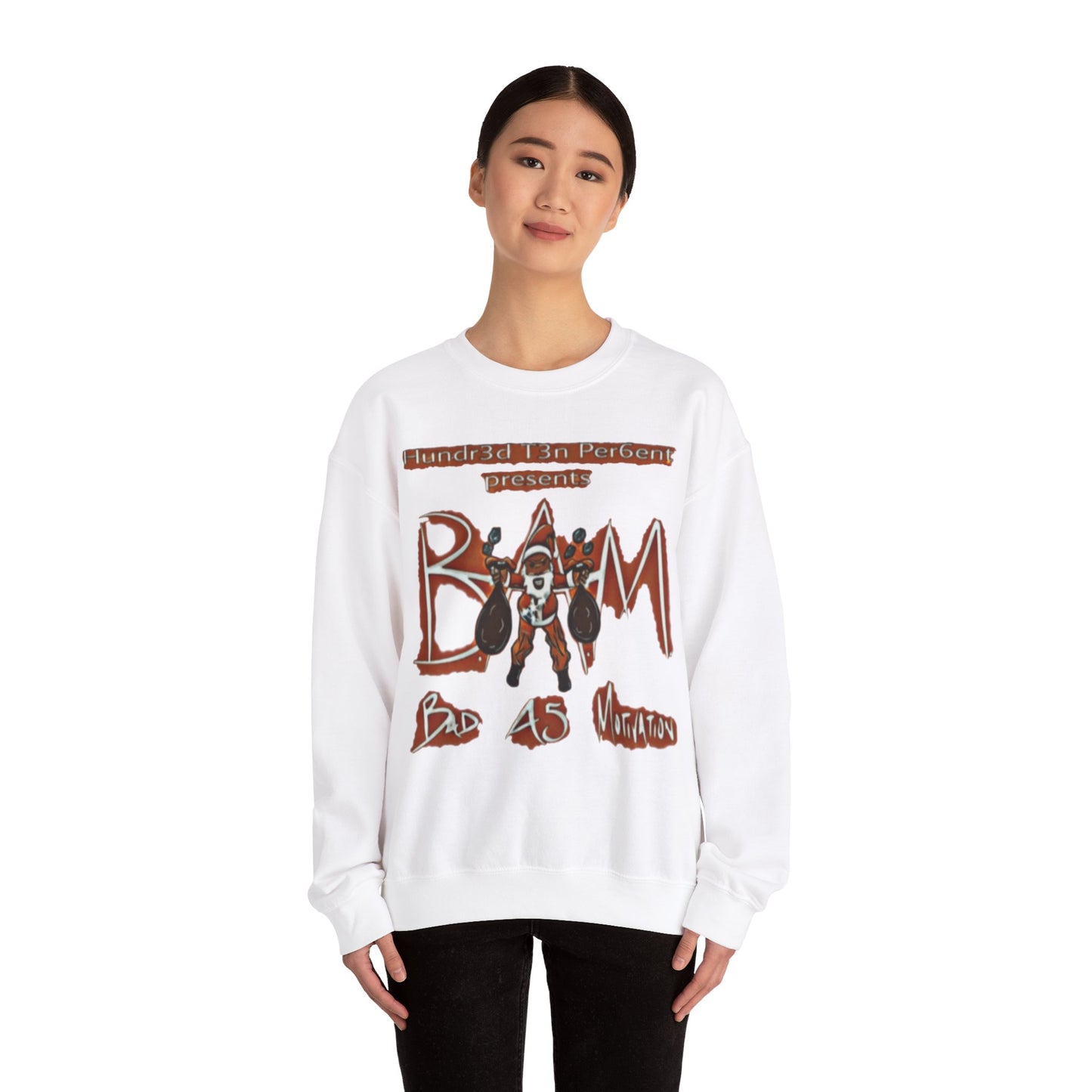 110%B.A.M. Unisex Crewneck Sweatshirt