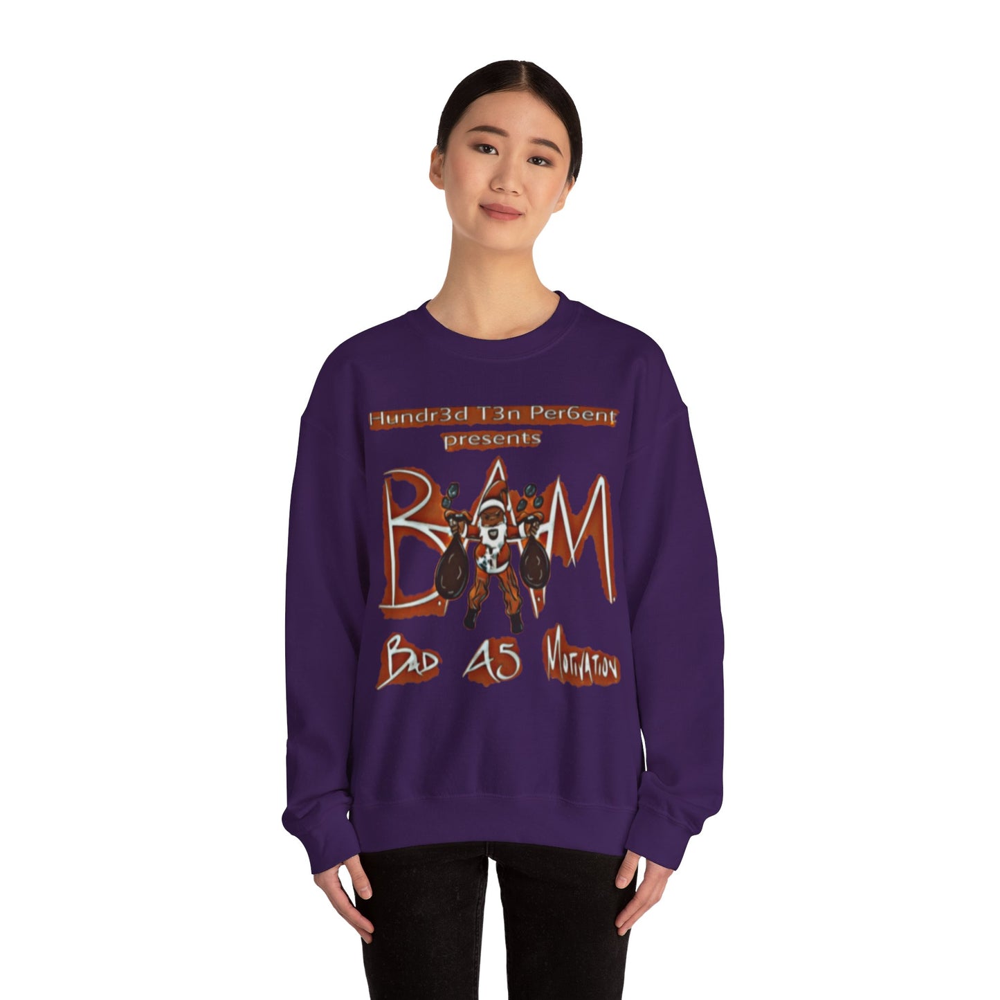 110%B.A.M. Unisex Crewneck Sweatshirt