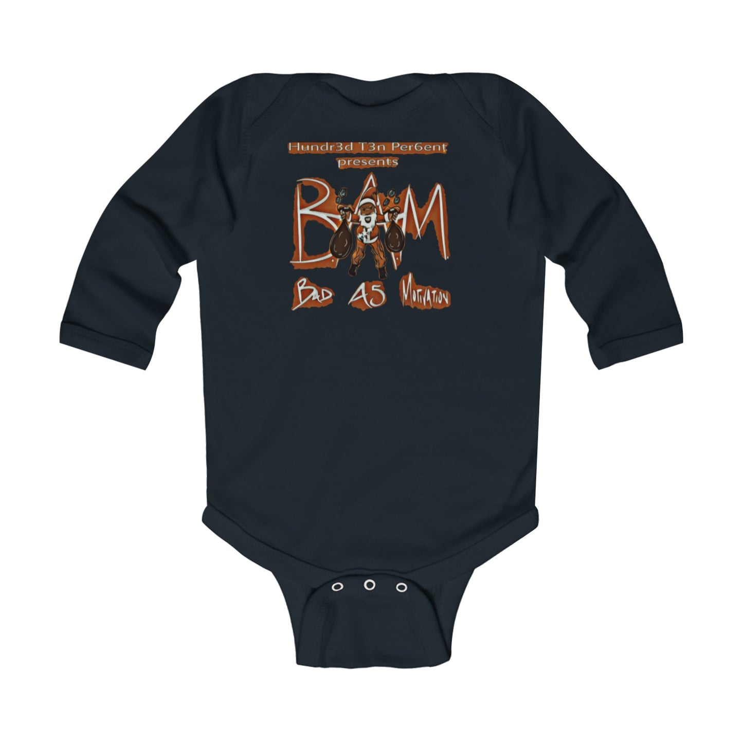 110%B.A.M. Infant Long Sleeve Bodysuit