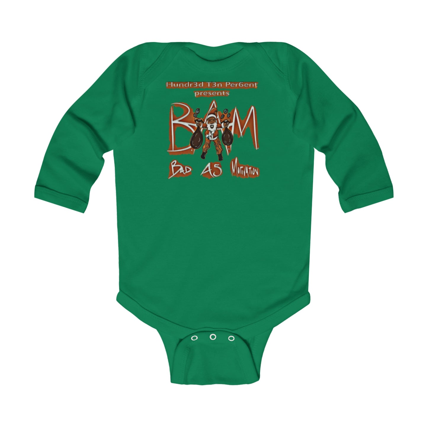 110%B.A.M. Infant Long Sleeve Bodysuit