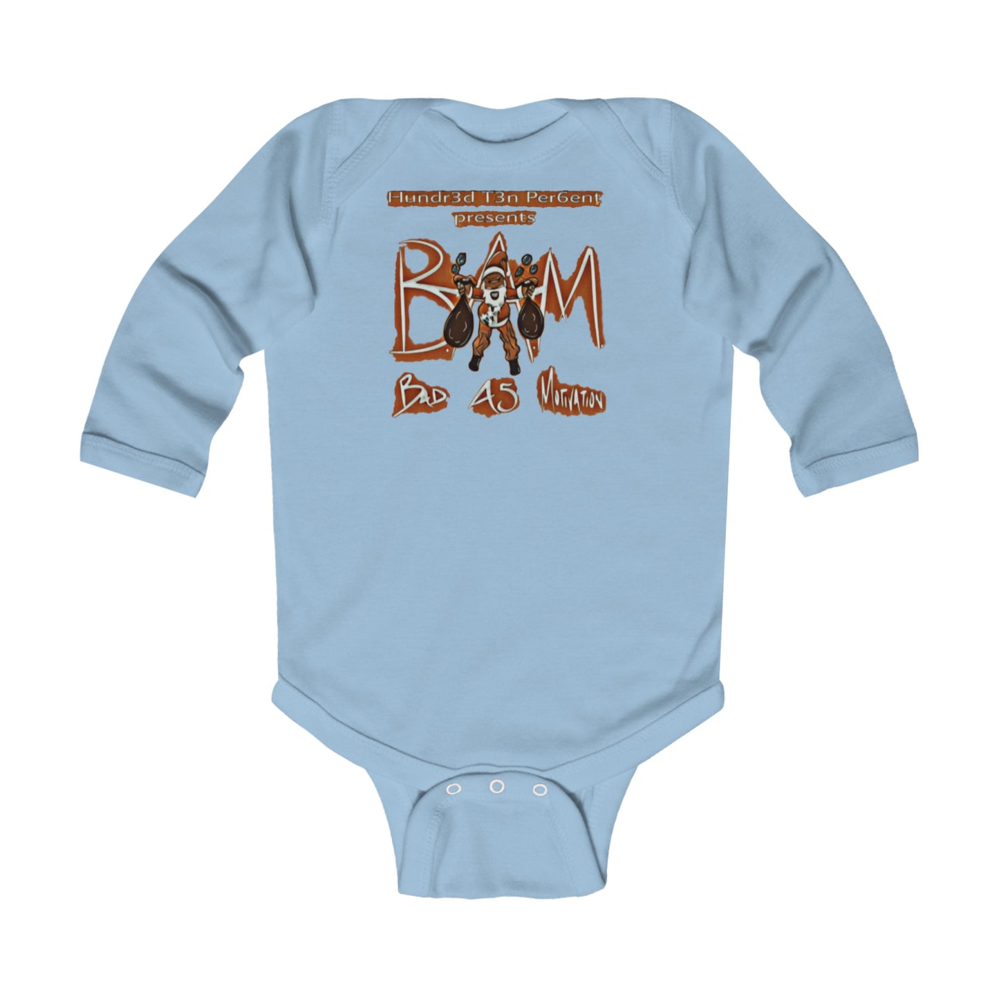 110%B.A.M. Infant Long Sleeve Bodysuit